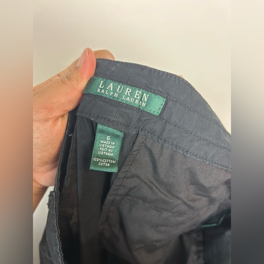 Lauren Ralph Lauren  Low rise VTG Cargo  Pants Women’s Size 6 Black SkaterStreet - Picture 4 of 11